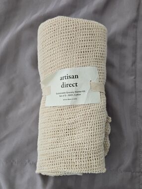 8/28 Sustainable Grocery Bags Set of 4